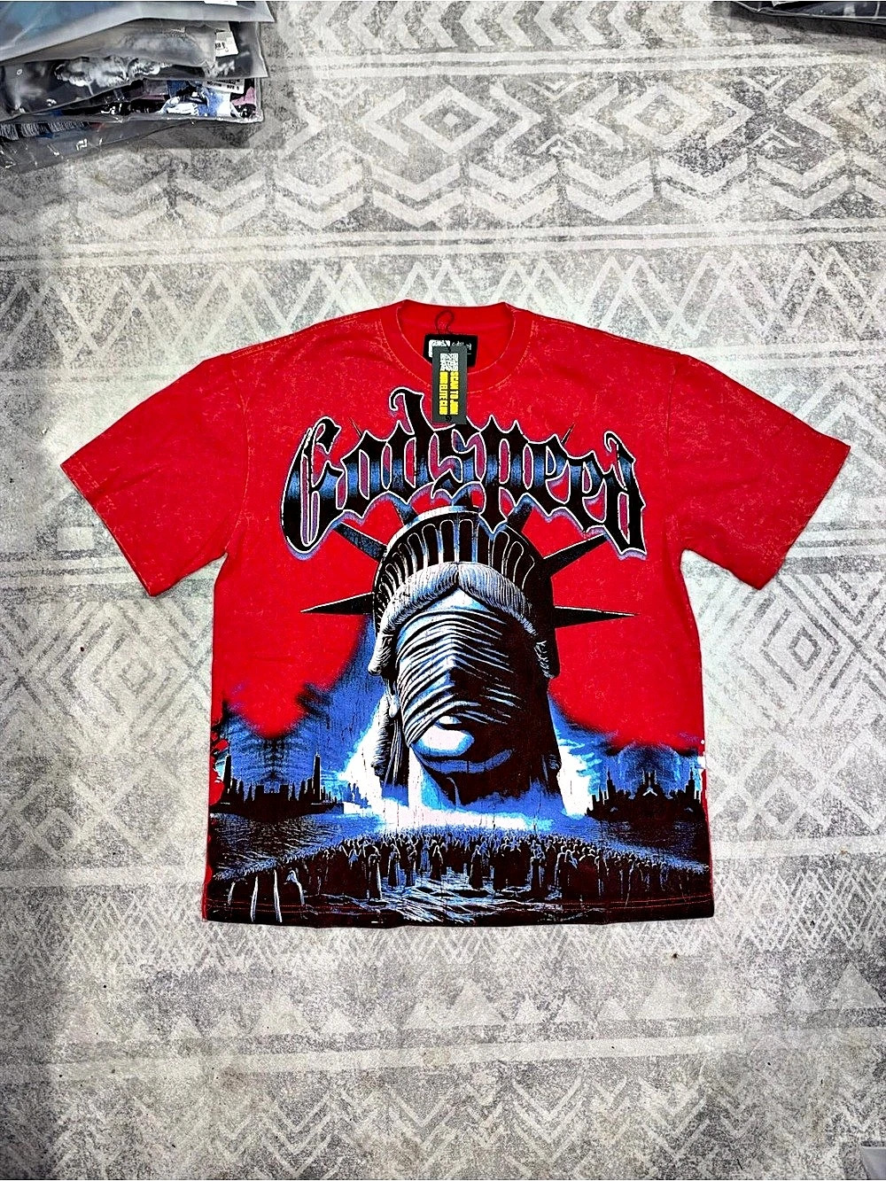 Godspeed Short Sleeve Tee Red XL NWT